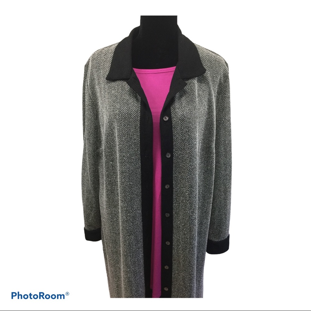 Coldwater Creek Long Sweater Duster Size 1X